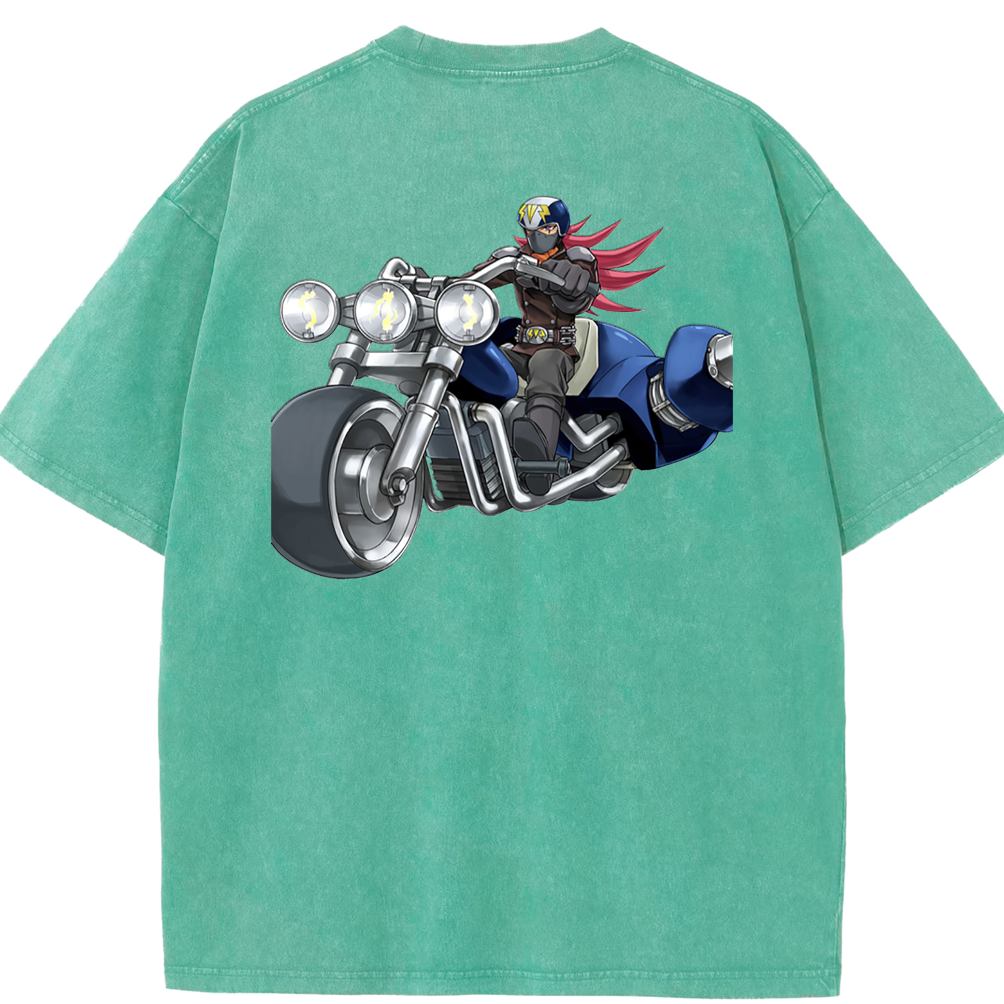 （画像用） 遊☆戯☆王 Yu-Gi-Oh! 綿100% ヴィンテージ風 半袖Tシャツ（背面プリント）